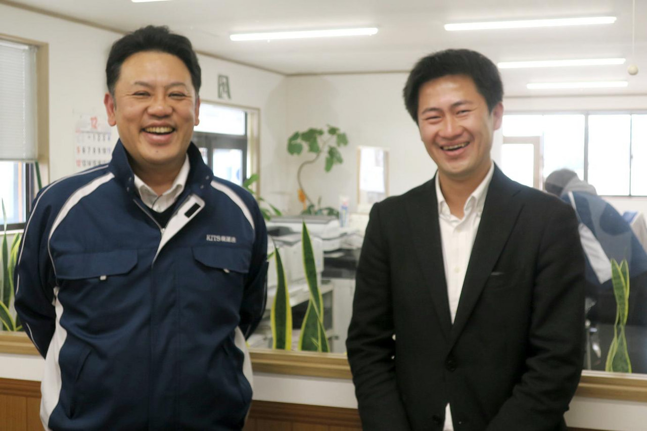 （左）前田本部長、（右）佐賀県産業スマート化センター（以下SISC）の野中さん