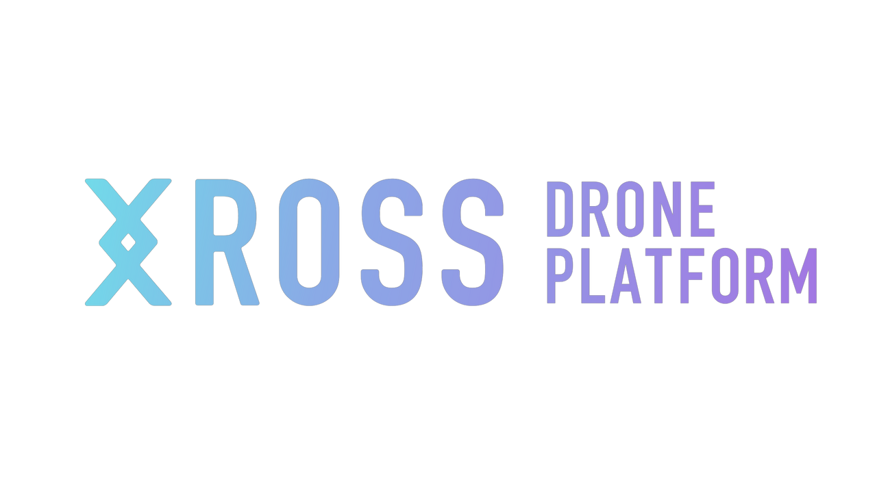 ロゴ:ドローンプラットフォーム XROSS(クロス)