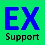 ロゴ：EXサポート