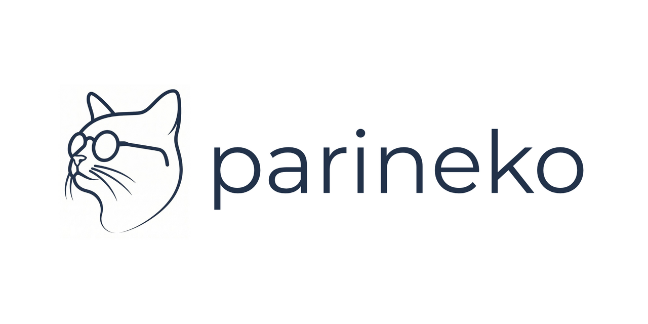 ロゴ：parineko